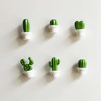 6pcs Cactus Fridge Magnet Refrigerator