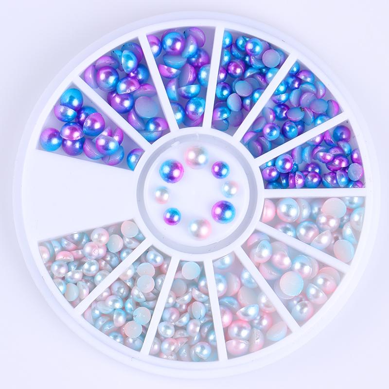 Mixed Nail Rhinestone Nail Art
