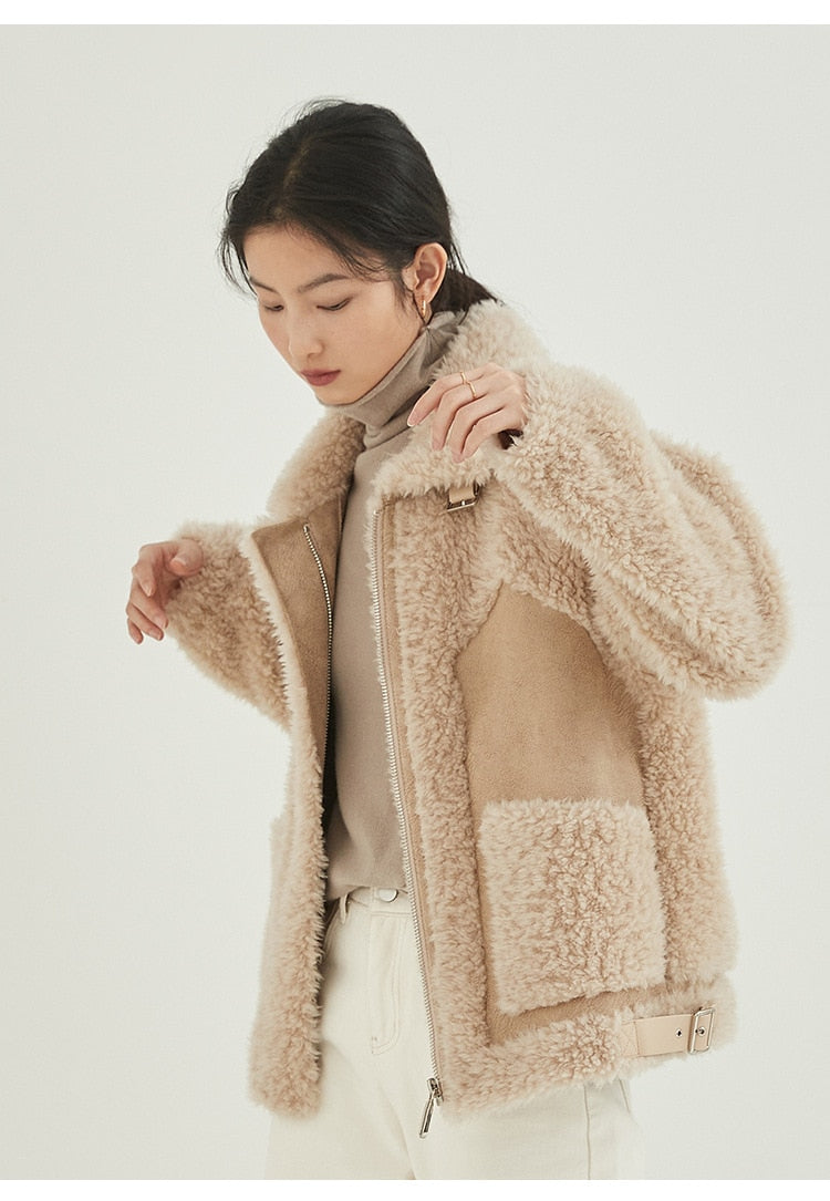Sheep Fur Wool Jacket