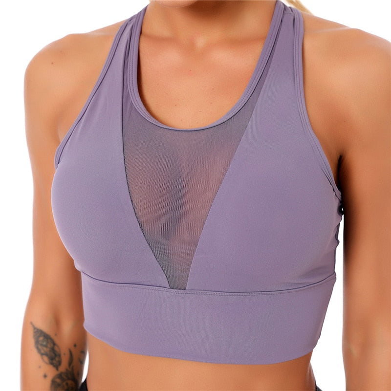 Solid Tank Top  Bra