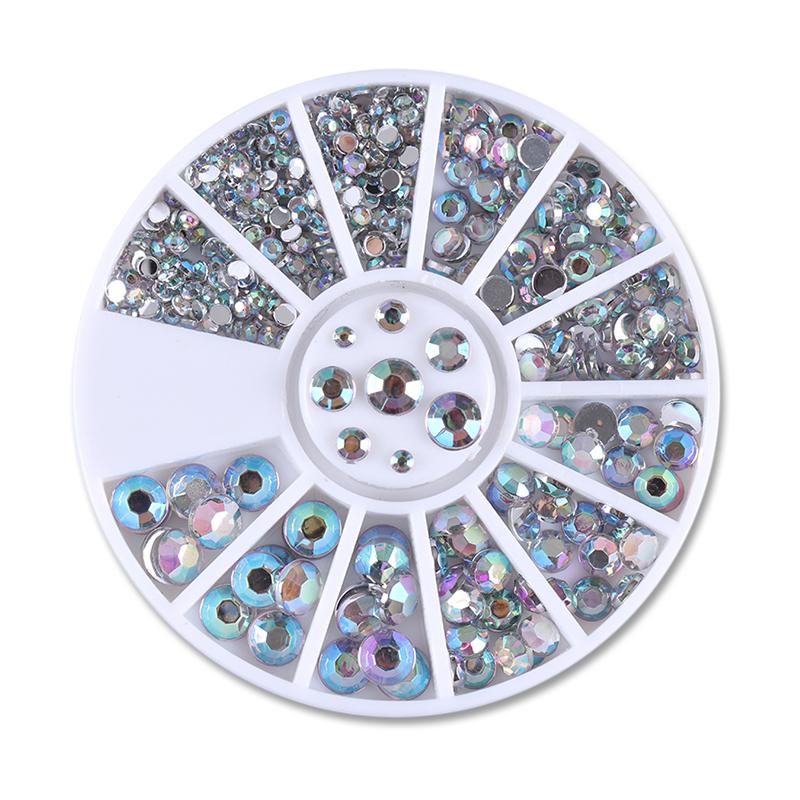 Mixed Nail Rhinestone Nail Art