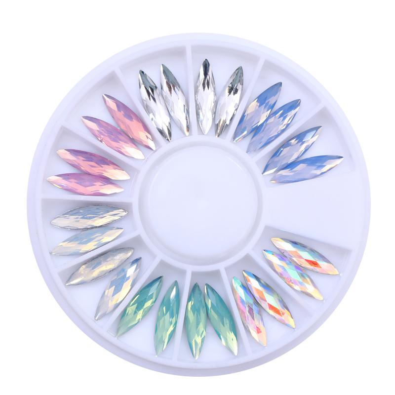 Mixed Nail Rhinestone Nail Art