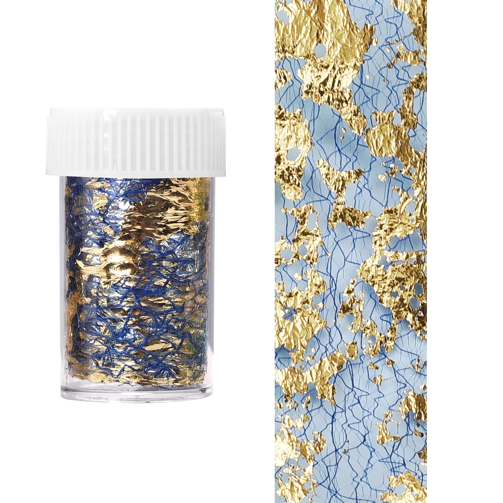 Gold Foil Sequins Glitter Nail Art