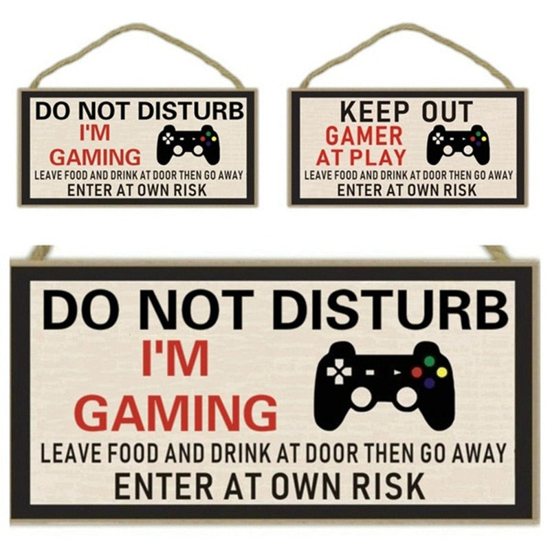 Keep Out Gamer At Play