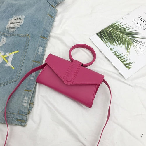 Diagonal Pu Leather Bag Pu