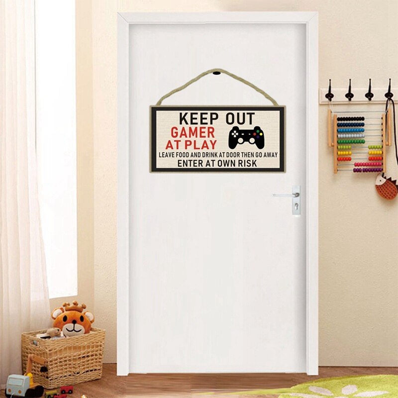 Keep Out Gamer At Play