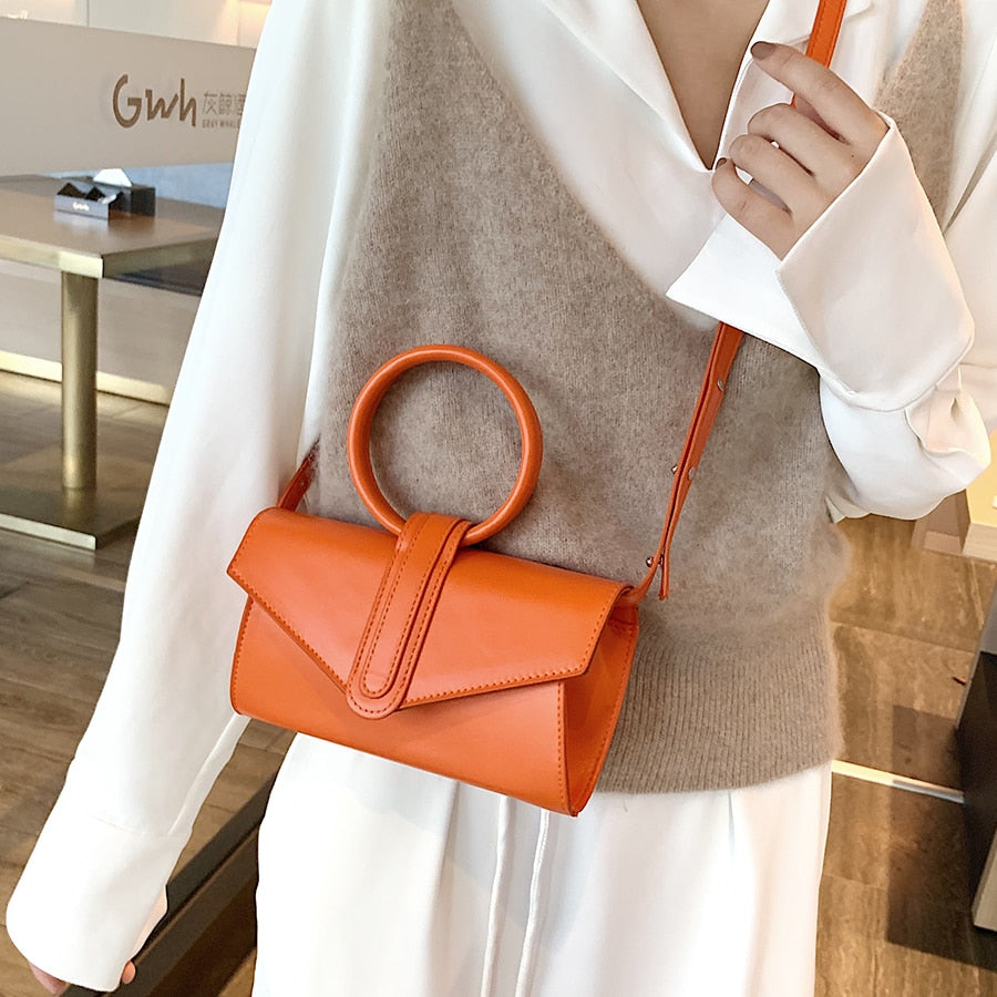 Diagonal Pu Leather Bag Pu