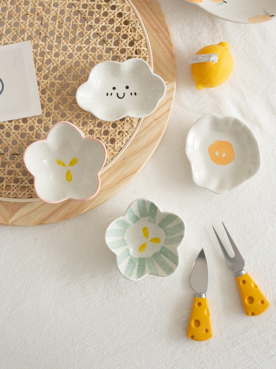 Cute Soy Sauce Seasoned Vinegar Dish