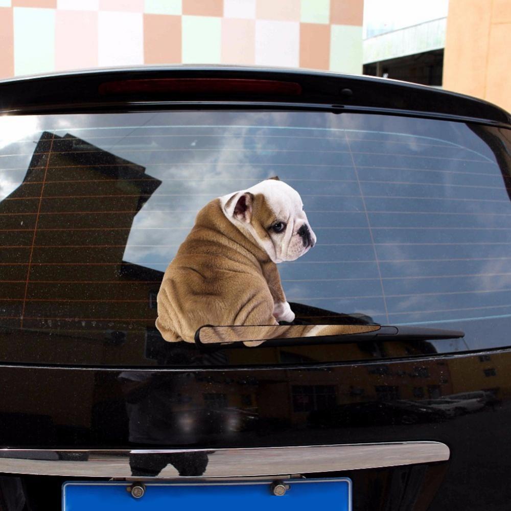 Dog Shake Tail Wiper Sticker
