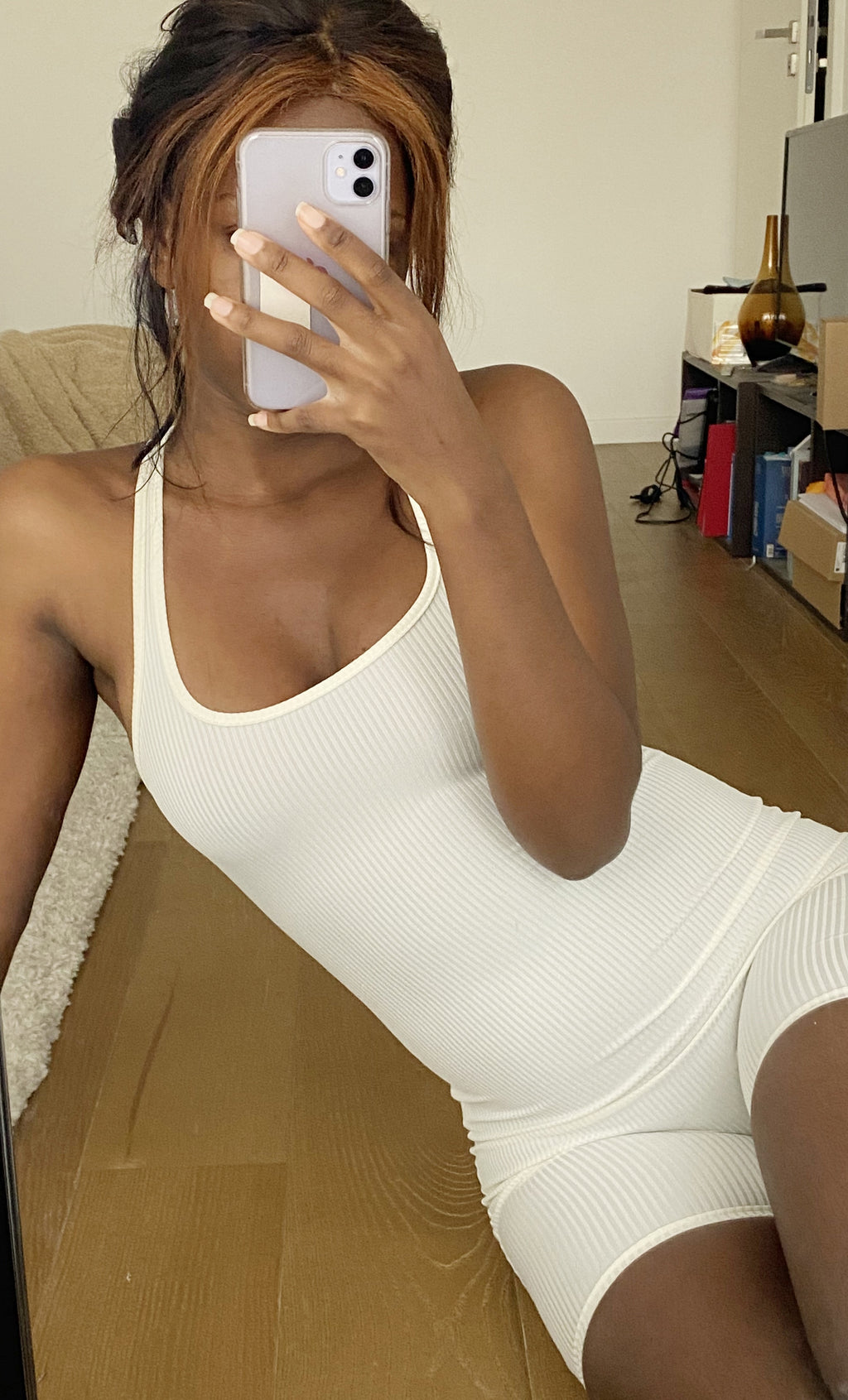 Sleeveless Rib Knitted Jumpsuits