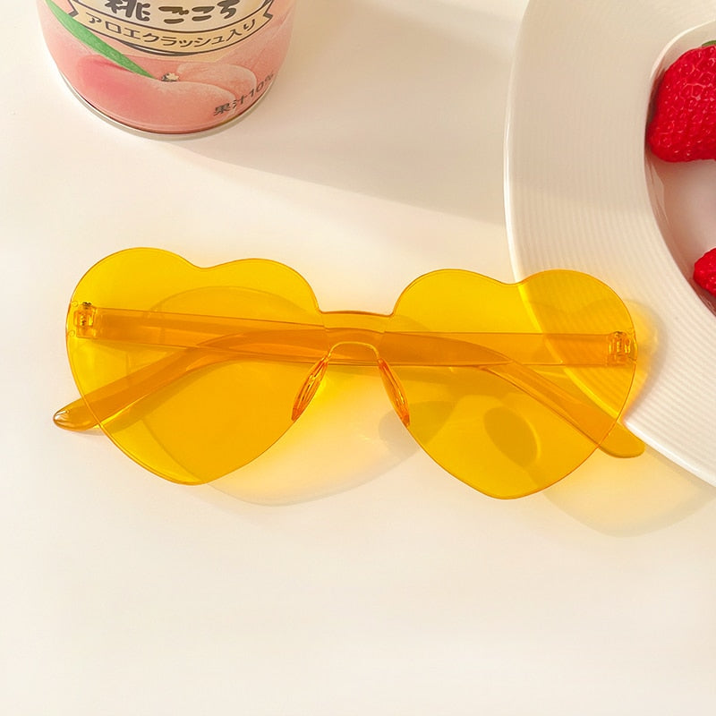 Love Heart Multicolor Party Sunglasses