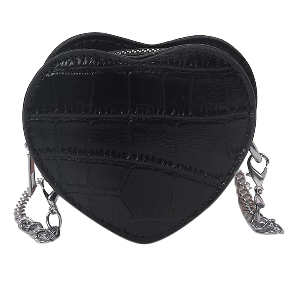 Heart Shape Crossbody Chain Bag