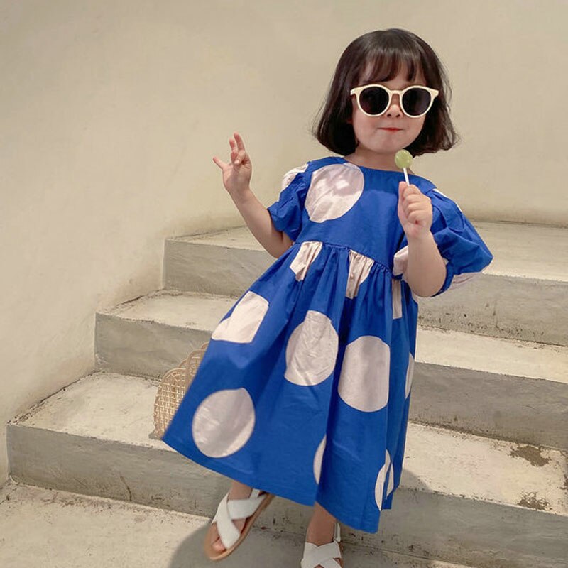 Cotton Polka Dot Dress