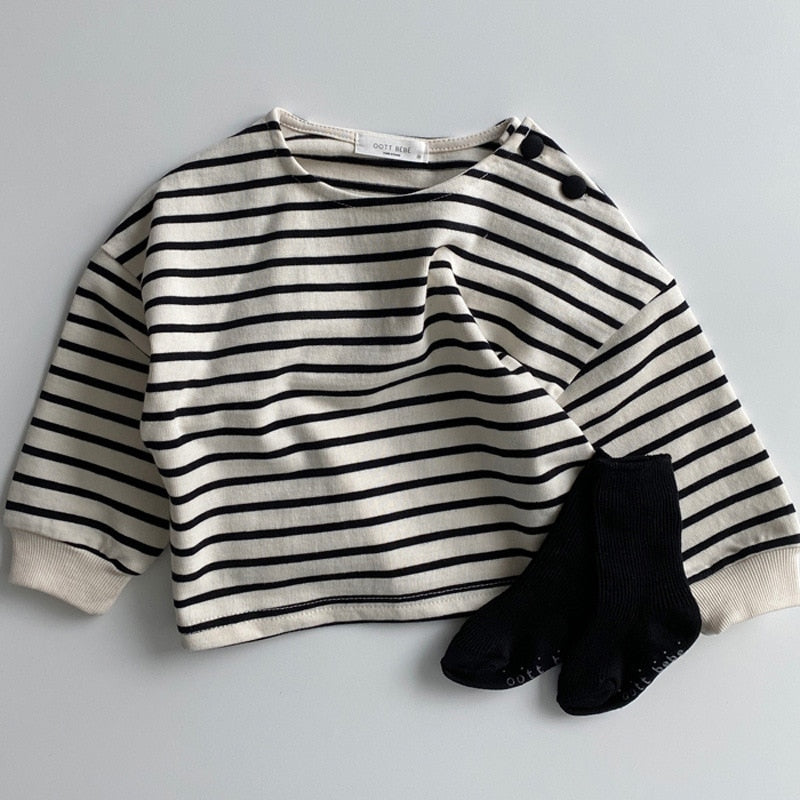 Striped Long Sleeve T Shirts