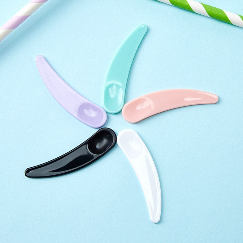 10Pcs/Set Mini Cosmetic Spatula Face Mask