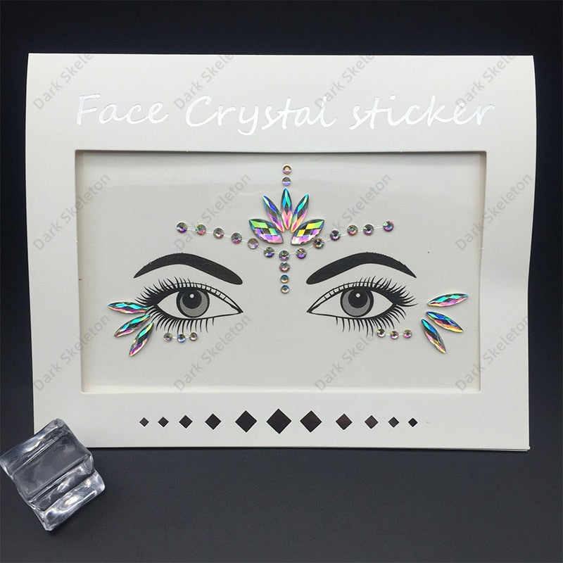 Face Rhinestones Makeup Sticker