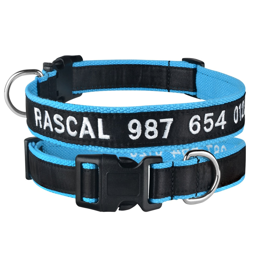 Adjustable Custom Nylon Dog Collar
