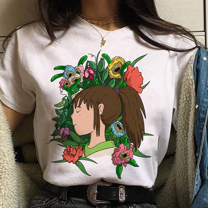 Studio Ghibli Spirited Away Print T-shirt Women