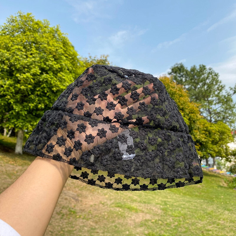 Lace Bucket Hat Women