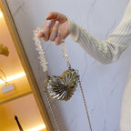 Heart Shape Quartz Mini Bag