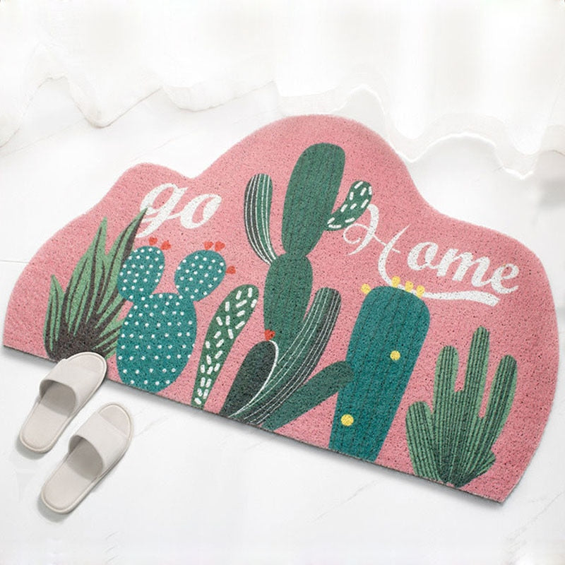 Non-slip Cute Plant Doormat