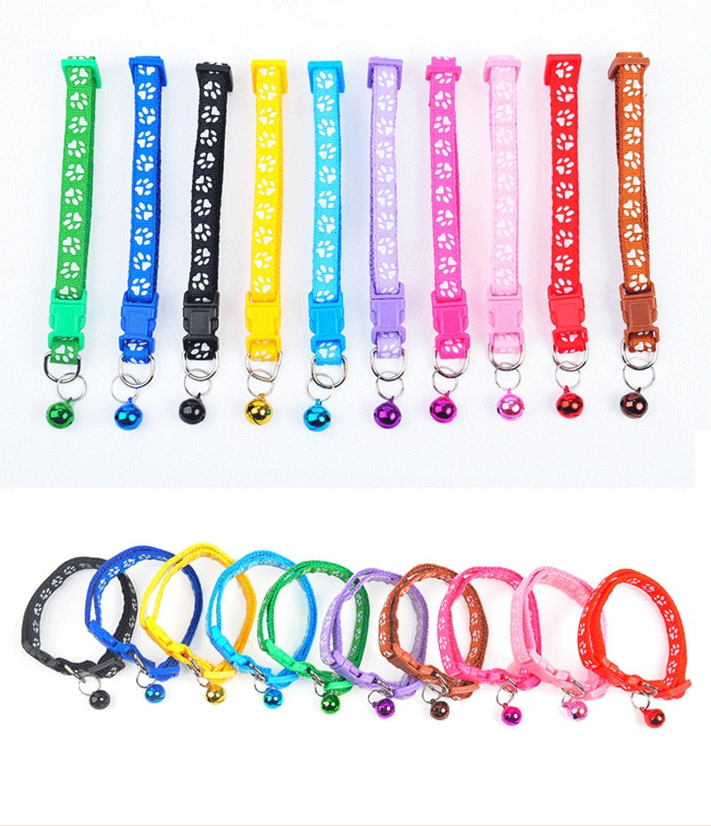 Cute Bell Pet Collar 10 Colors