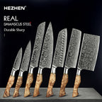 Kitchen Damascus Steel Knife Set