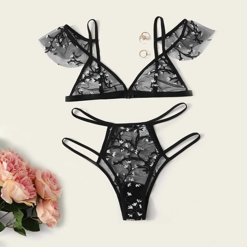 3 Color Sexy Lingerie Set