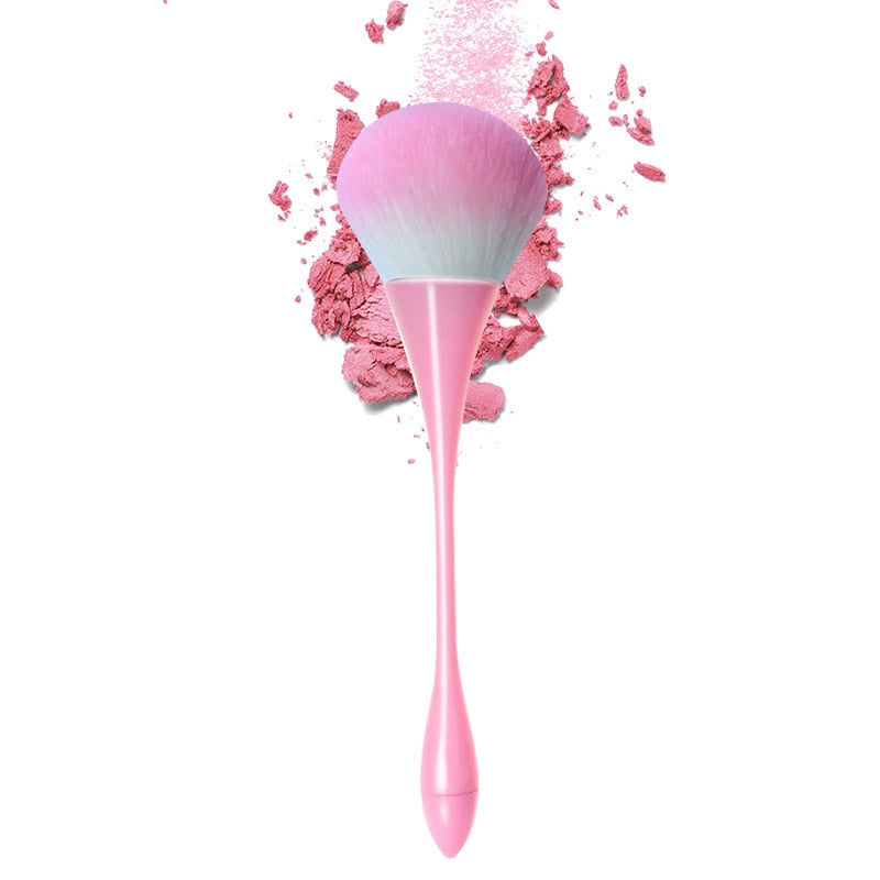 Rose Gold Foundation Powder Blush Brush