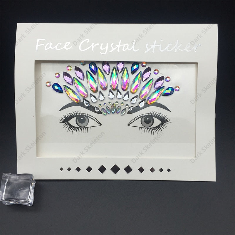Face Rhinestones Makeup Sticker