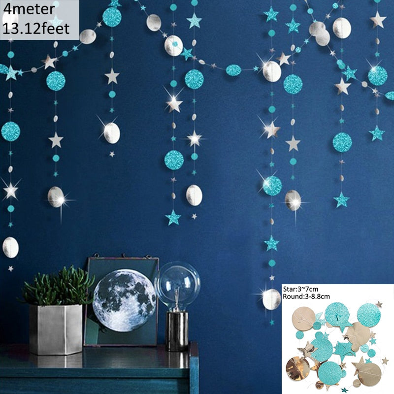 4M 13ft Glitter Paper Banner