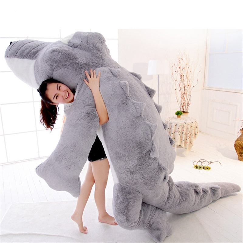 Dorimytrader 118'' Jumbo Plush Crocodile Toy