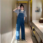 Denim Jumpsuit Wide Leg