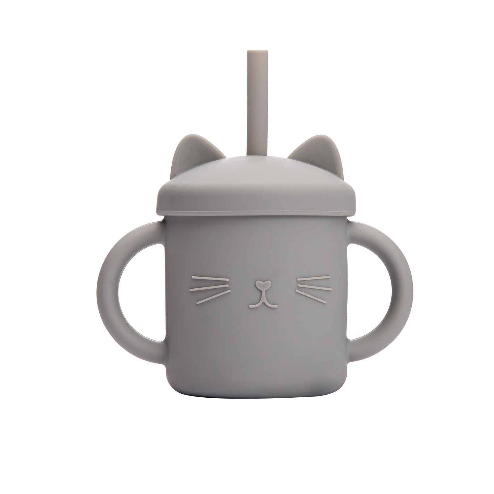 Cute Cat Sippy Cup Silicone