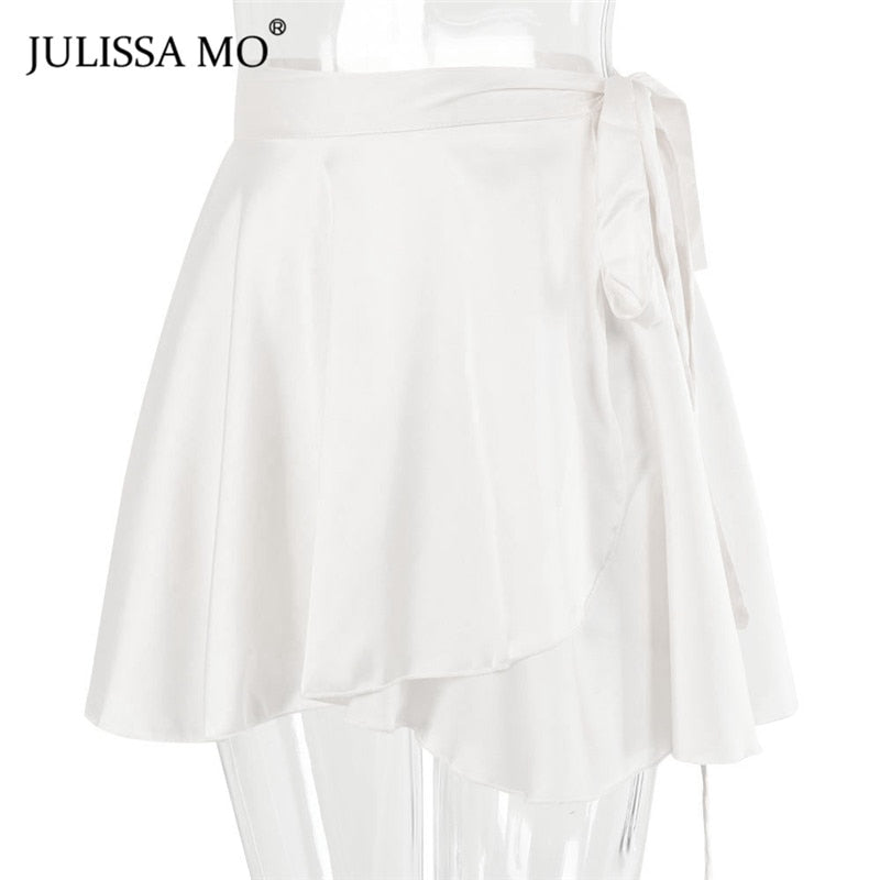 Two Piece Set Satin Dress