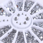 Mixed Nail Rhinestone Nail Art