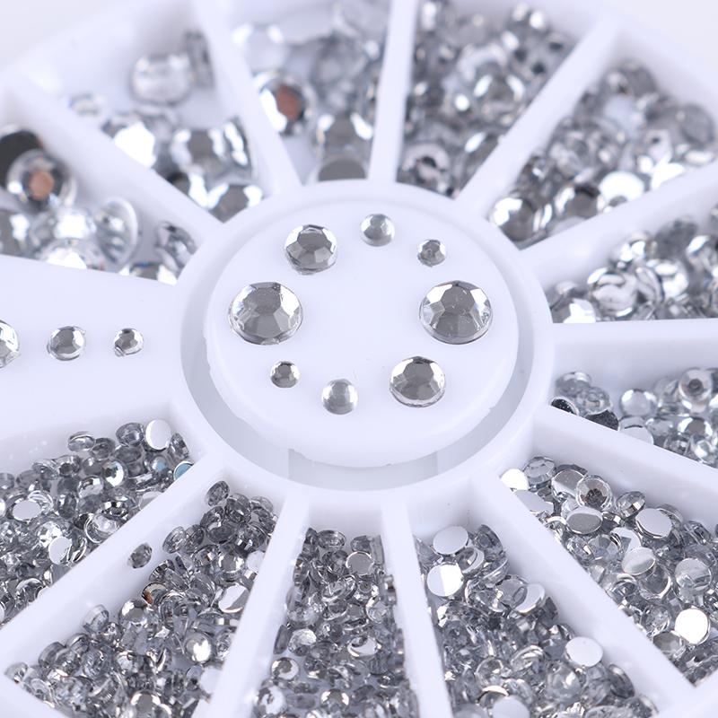 Mixed Nail Rhinestone Nail Art