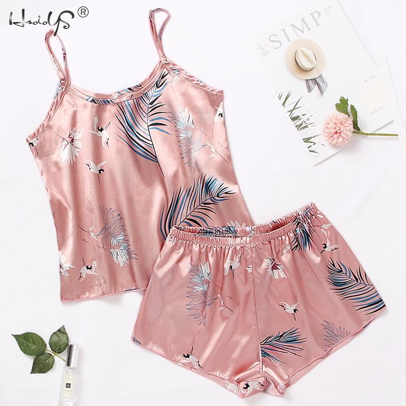 Silk Satin Floral Pajama Set