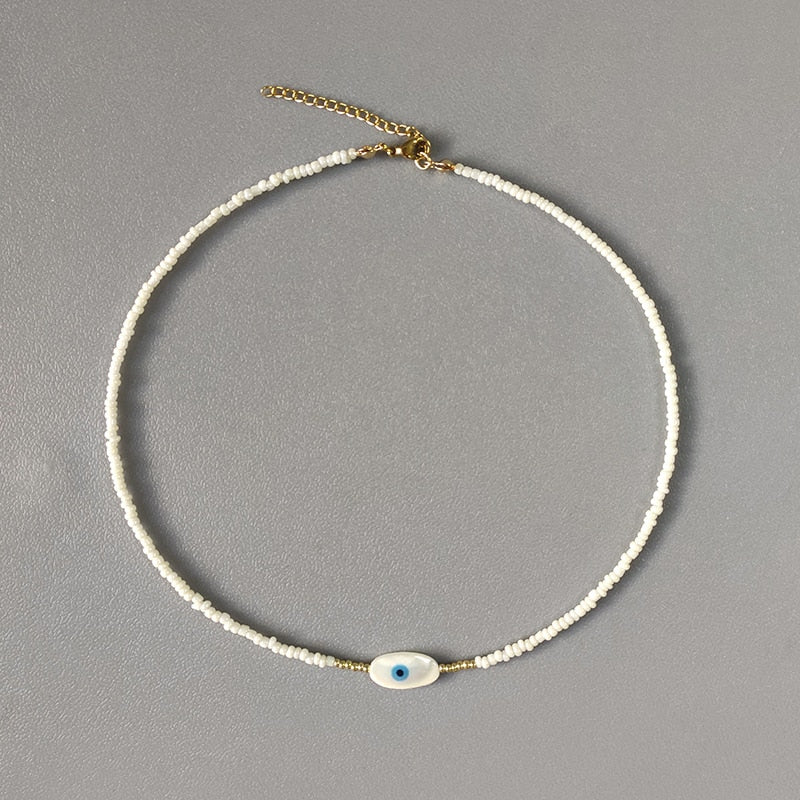 Pearl Rhinestone Necklace