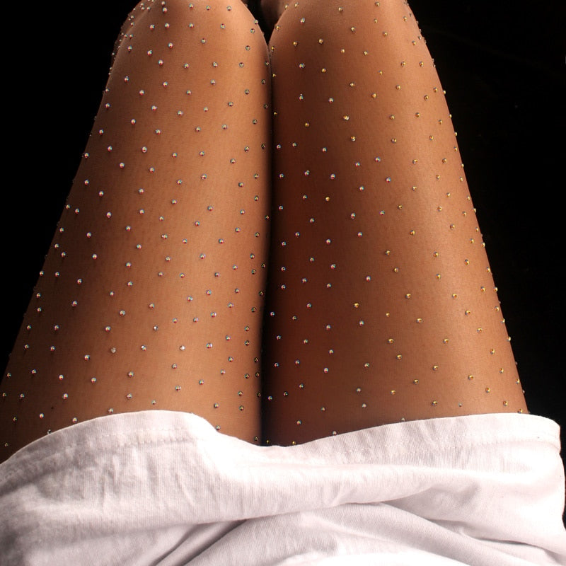 Rhinestone Tights