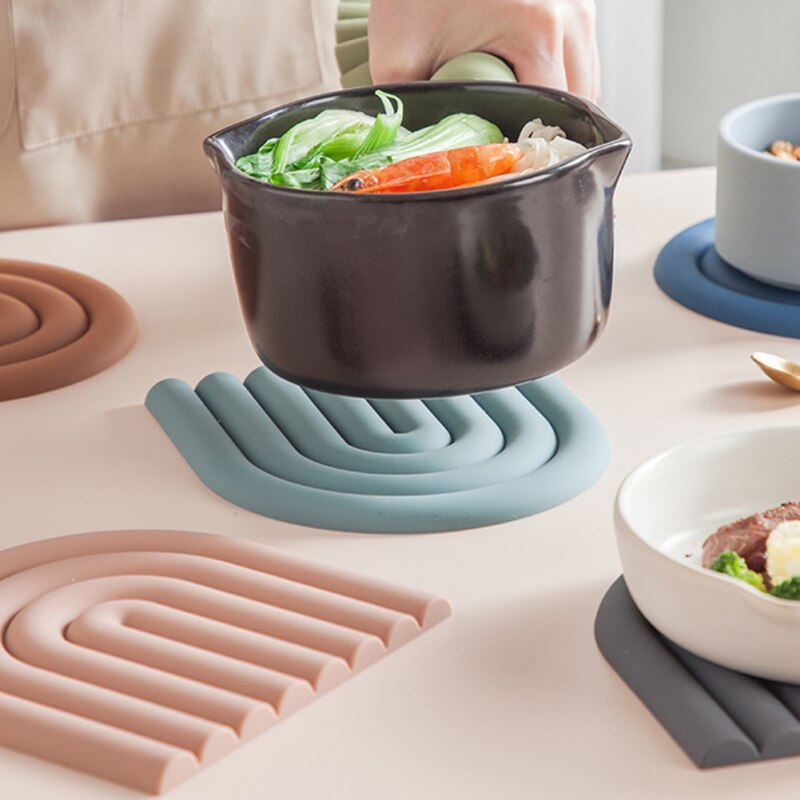 Rainbow Shape Silicone Heat Insulation Pad