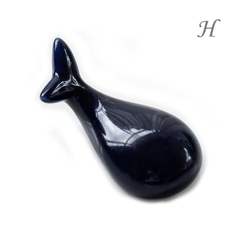 1PC Ceramic Cute Whale Chopsticks Holder