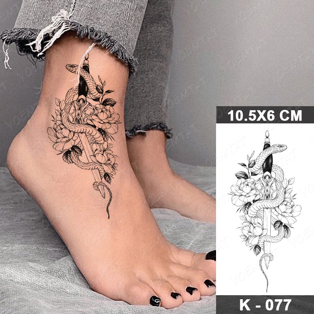 Butterfly Tattoo Waterproof Sticker