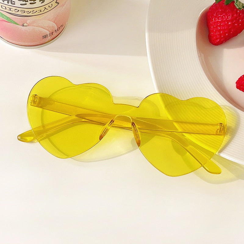 Love Heart Multicolor Party Sunglasses