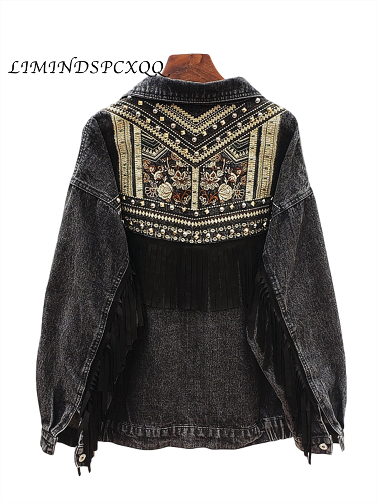 Boho Denim Jacket