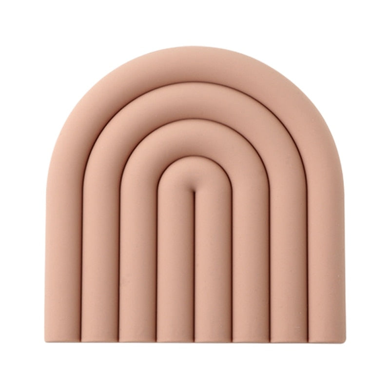 Rainbow Shape Silicone Heat Insulation Pad