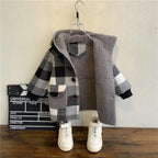 Plaid Pattern Coat