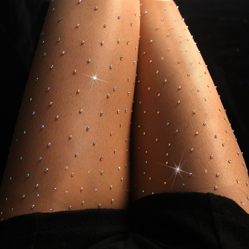 Rhinestone Tights