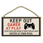 Keep Out Gamer At Play