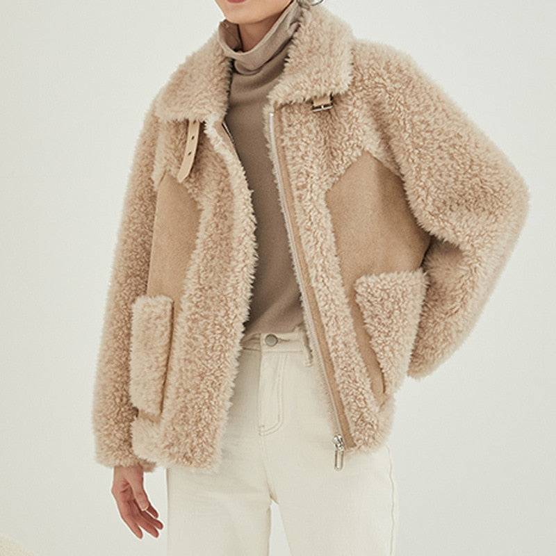Sheep Fur Wool Jacket